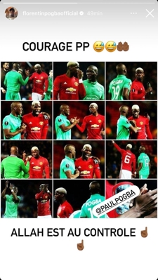 Anh trai Pogba ủng hộ Pogba: Hãy can đảm lên, mọi chuyện đều nằm trong tầm kiểm soát của Thánh Allah☝