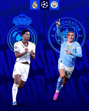 Kẻ thù tập hợp lại với nhau! Manchester City và Real Madrid gặp nhau lần thứ tư ở vòng loại trực tiếp Champions League trong 5 năm qua Manchester City đã dẫn trước 5-1 ở mùa giải trước.