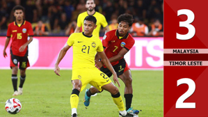 VIDEO bàn thắng Malaysia vs Timor Leste: 3-2 (Vòng bảng AFF Cup 2024)