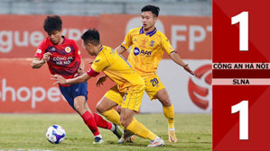 VIDEO bàn thắng Công an Hà Nội vs SLNA: 1-1 (Vòng 10 V.League 2024/25)